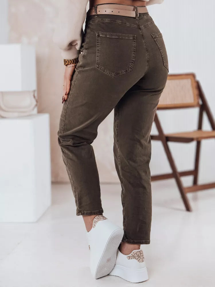 Sieviešu tumši pelēki džinsi Evin