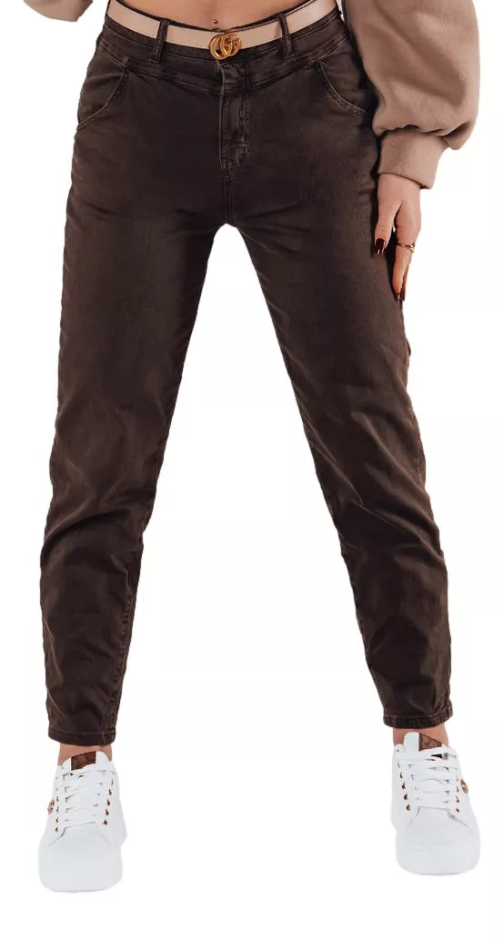 Sieviešu melnas džinsa bikses Evin