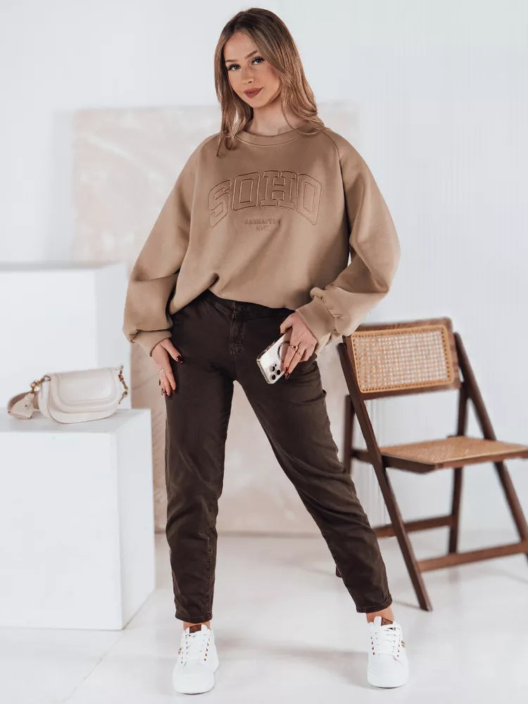 Sieviešu melnas džinsa bikses Evin