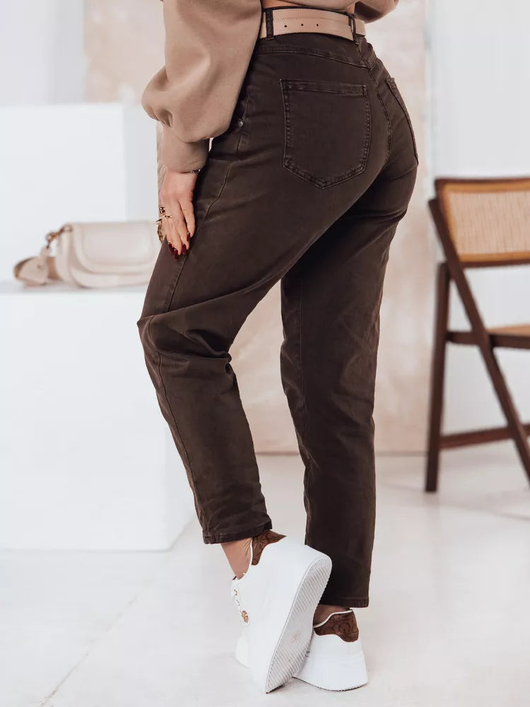 Sieviešu melnas džinsa bikses Evin