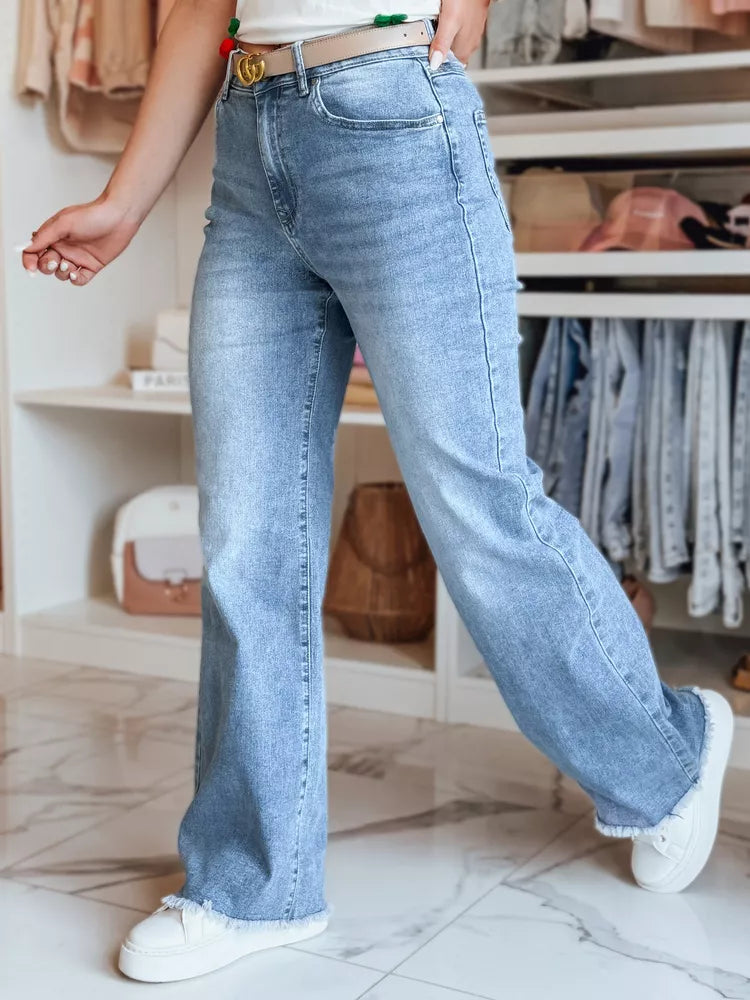 Sieviešu zilas džinsa bikses Doris