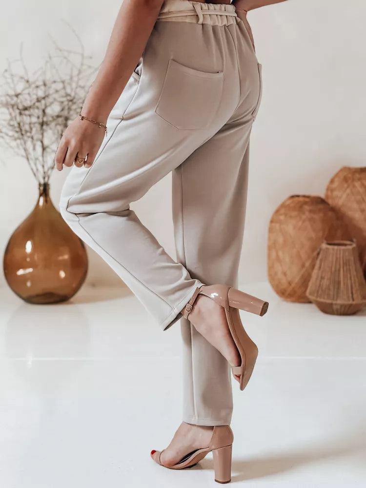 Sieviešu gaiši brūnas bikses Legis