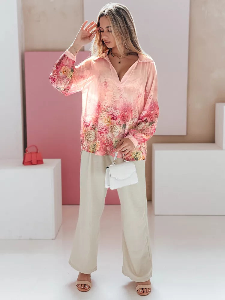 Sieviešu platas bikses gaiši zaļā krāsā Milin