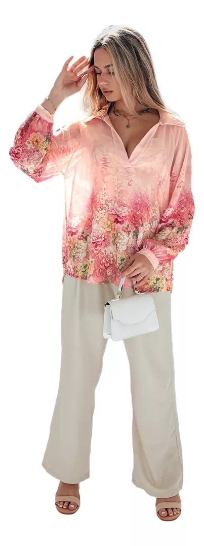 Sieviešu platas bikses gaiši zaļā krāsā Milin