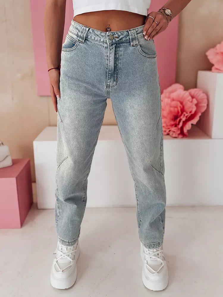 Sieviešu zilas džinsa bikses Viden