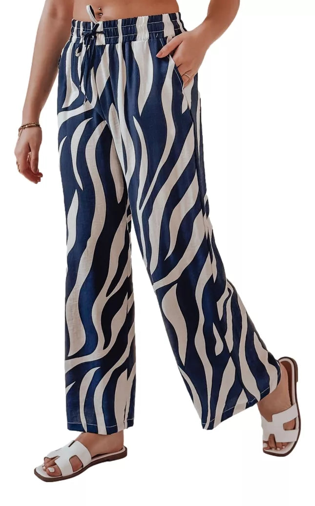 Sieviešu tumši zilas bikses Enjoy