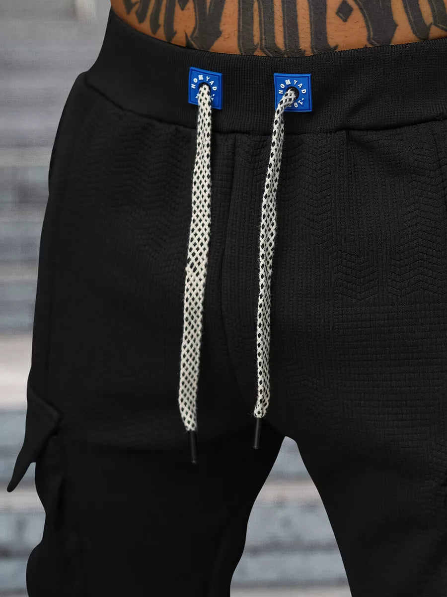 Vīriešu melnas sporta bikses Bost