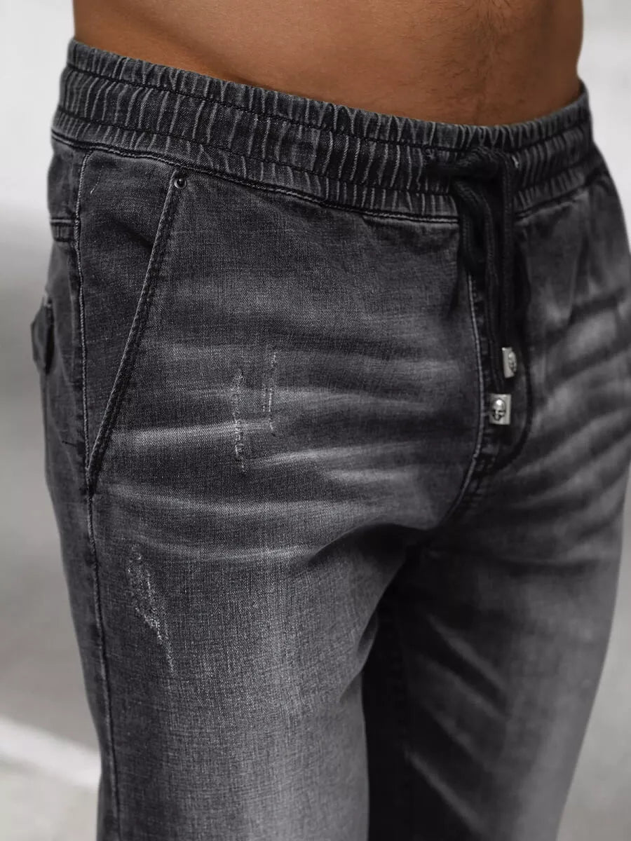 Vīriešu melnas joggerbikses Devin