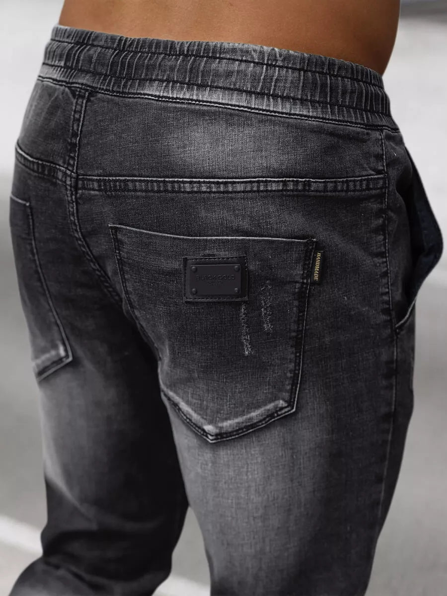 Vīriešu melnas joggerbikses Devin