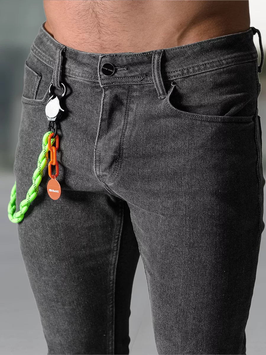 Vīriešu tumši pelēkas džinsa bikses Aldan