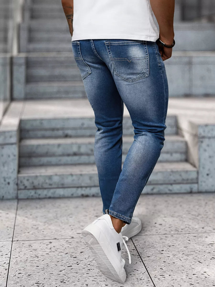 Vīriešu zilas džinsa bikses Monter