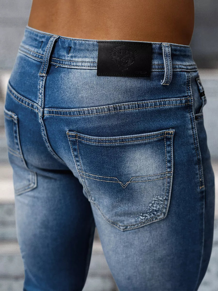 Vīriešu zilas džinsa bikses Monter