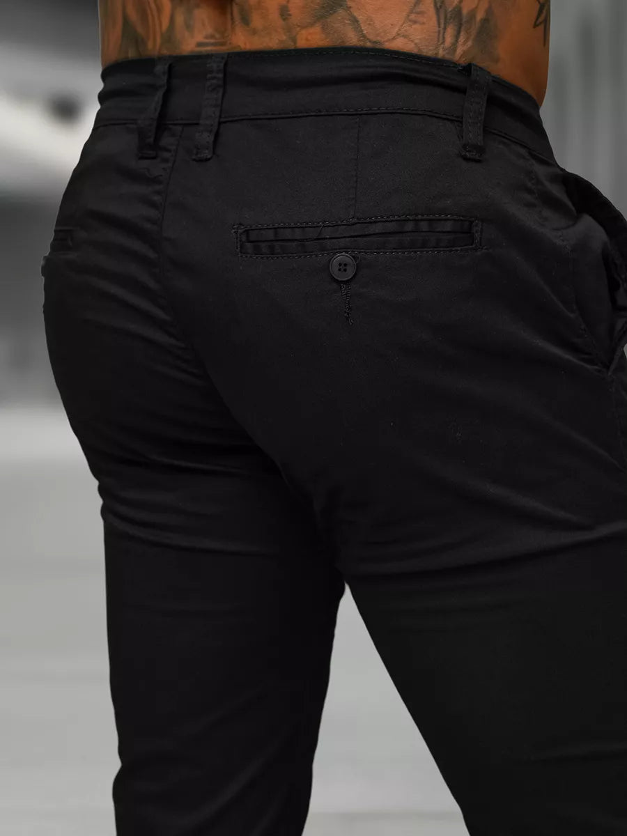 Vīriešu melnas bikses Gala