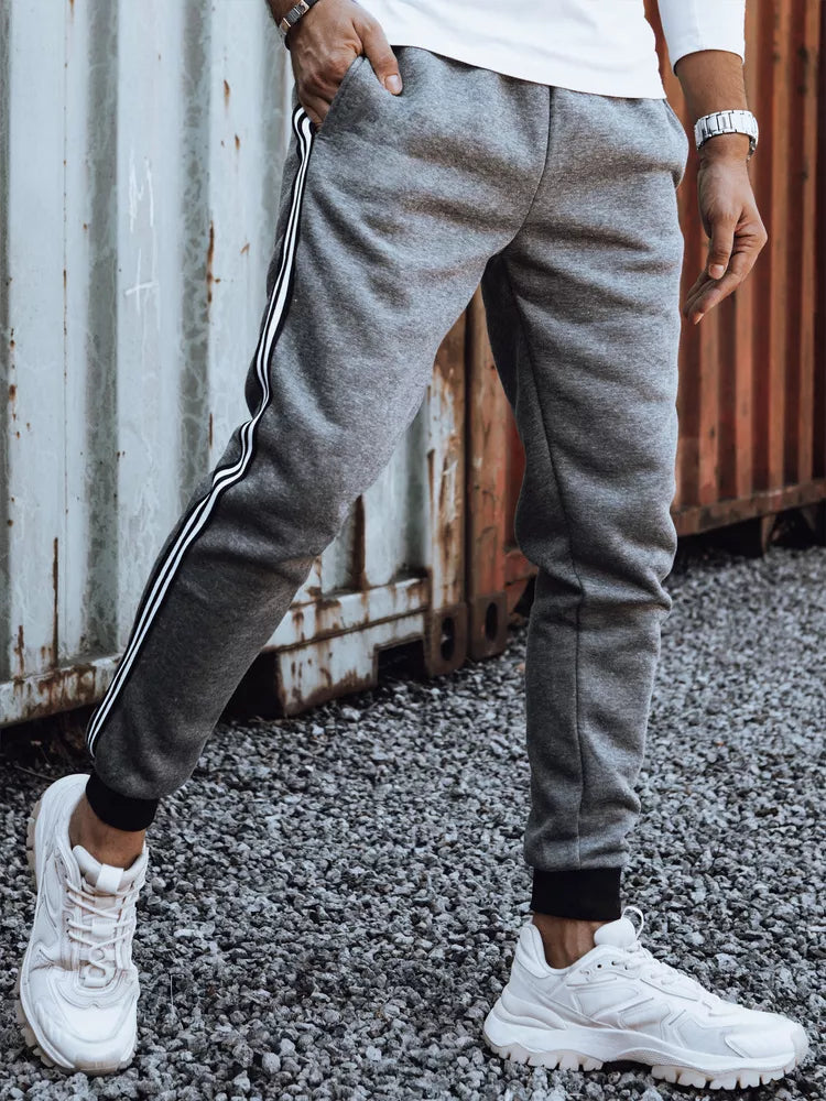 Vīriešu tumši pelēkas ikdienas bikses Harin