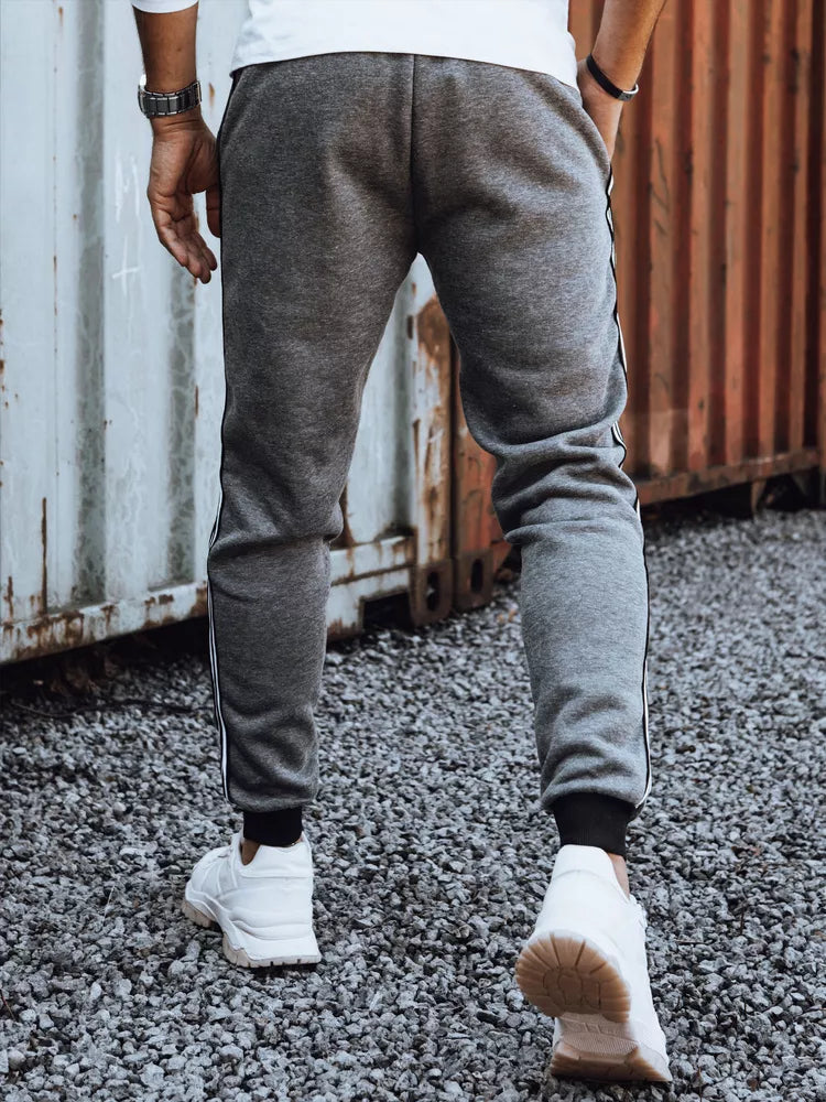 Vīriešu tumši pelēkas ikdienas bikses Harin