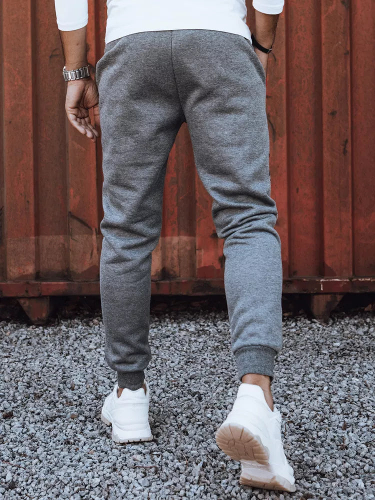 Vīriešu tumši pelēkas ikdienas bikses Army stilā