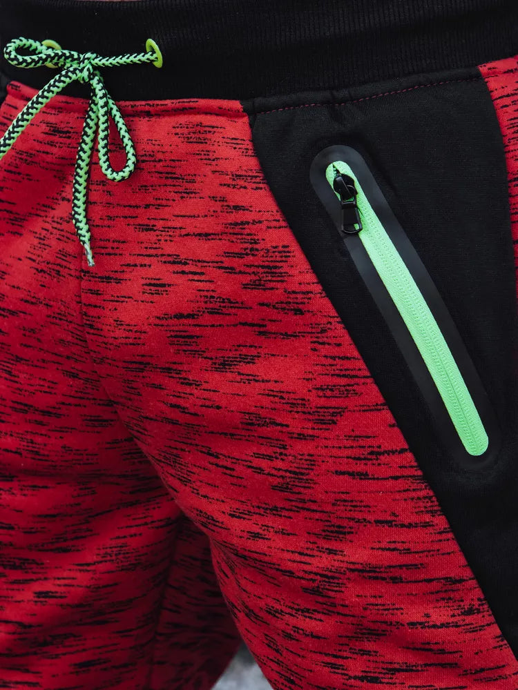 Vīriešu sarkanas ikdienas bikses Klorun