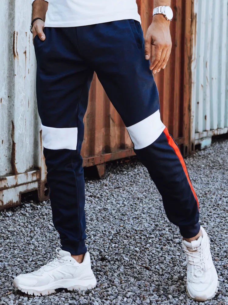 Vīriešu tumši zilas ikdienas bikses Stron