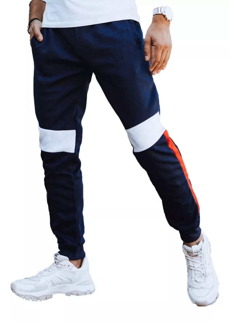 Vīriešu tumši zilas ikdienas bikses Stron