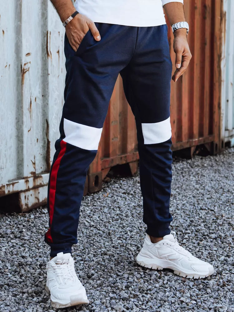 Vīriešu tumši zilas ikdienas bikses Stron