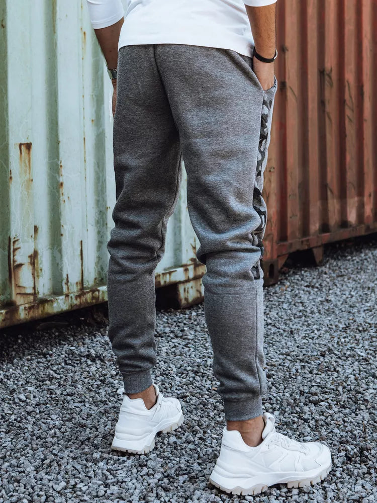 Vīriešu tumši pelēkas ikdienas bikses Superhot