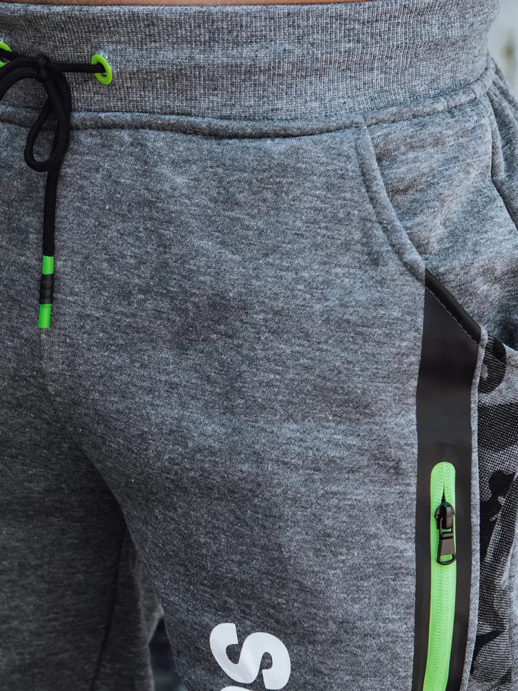 Vīriešu tumši pelēkas ikdienas bikses Superhot