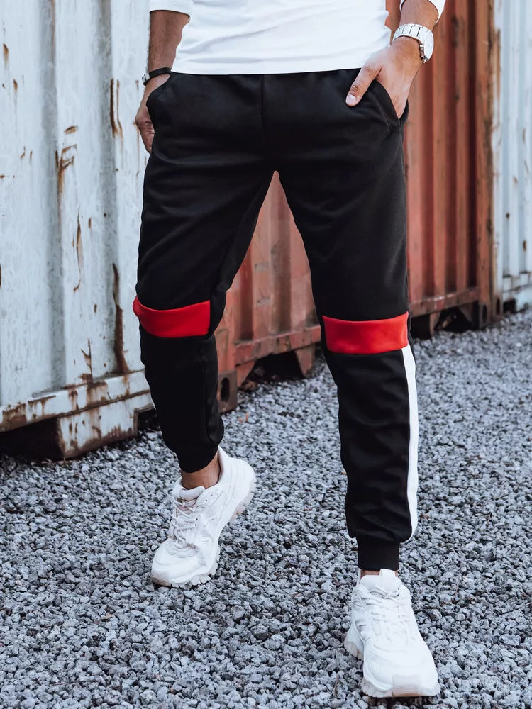 Vīriešu melnas ikdienas bikses Edma