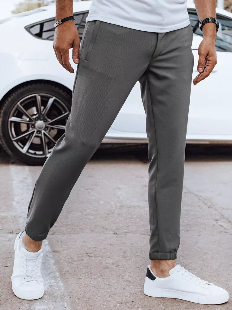 Vīriešu tumši pelēkas bikses Hond