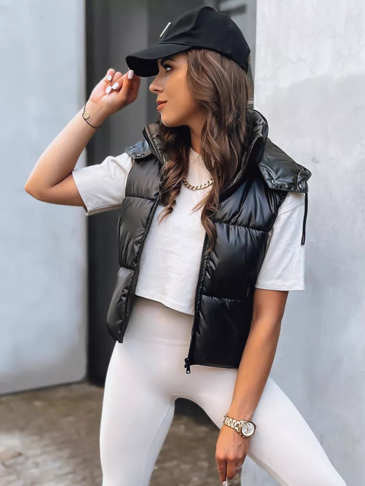 Melna, spīdīga veste Osin