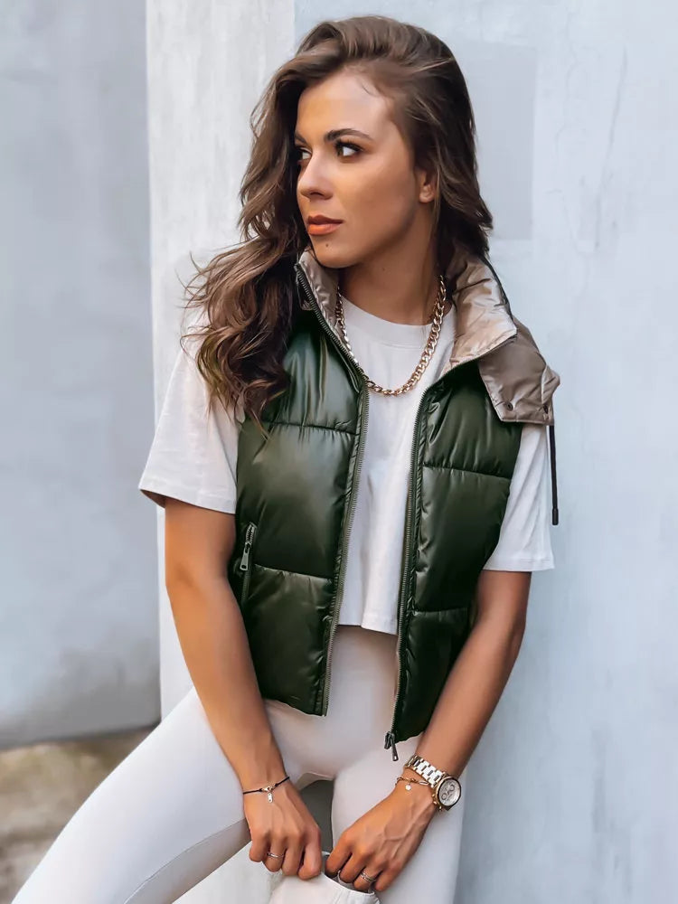 Zaļa, spīdīga veste Osin