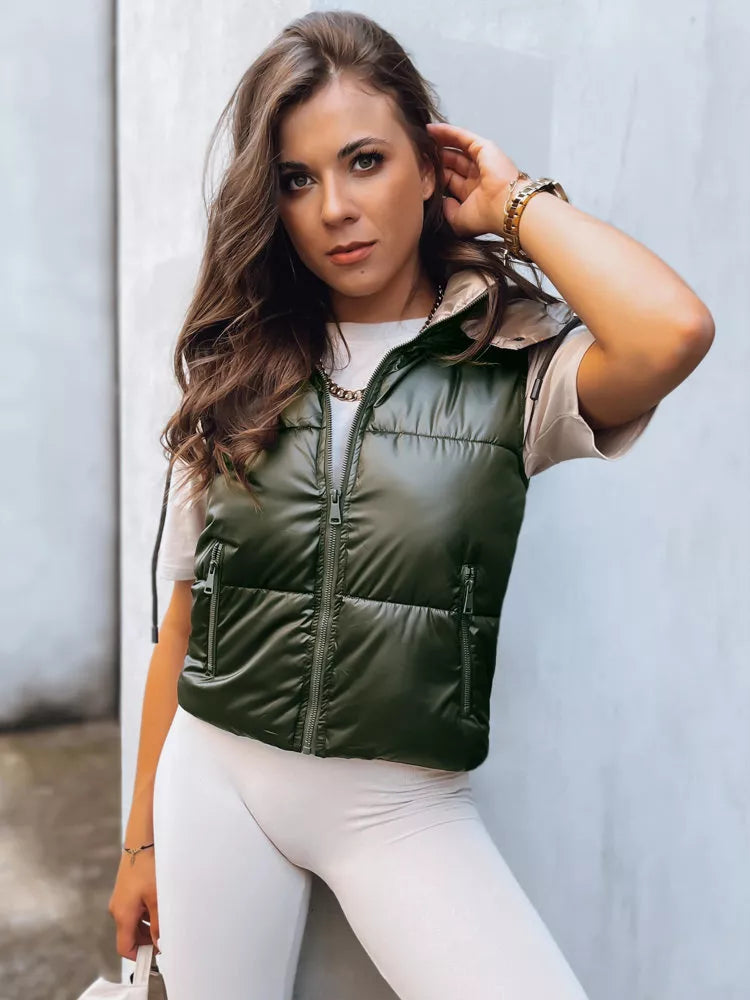 Zaļa, spīdīga veste Osin