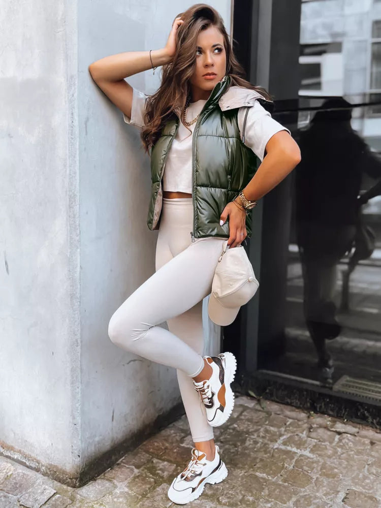 Zaļa, spīdīga veste Osin