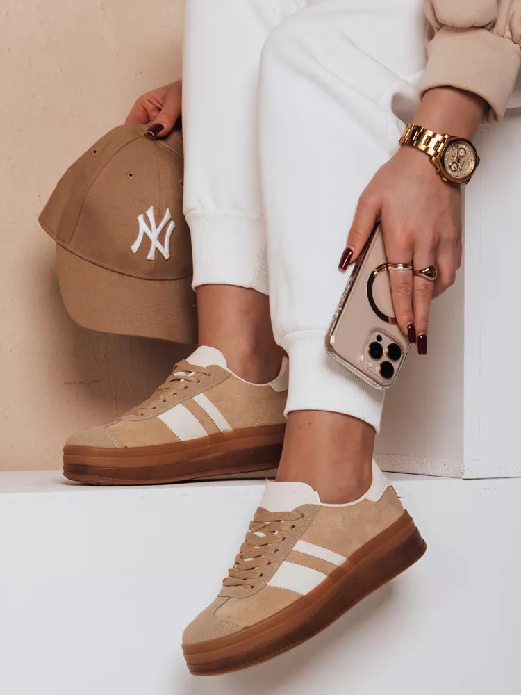 Sieviešu brūnas ikdienas kurpes Tag