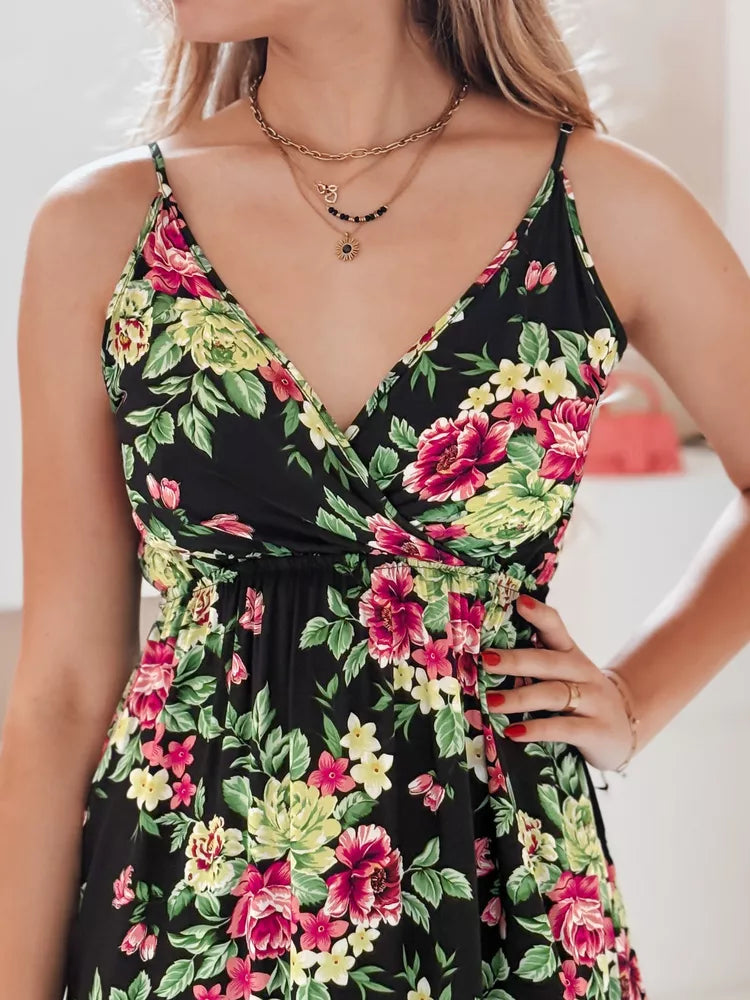 Sieviešu melna garā kleita Missblossy 