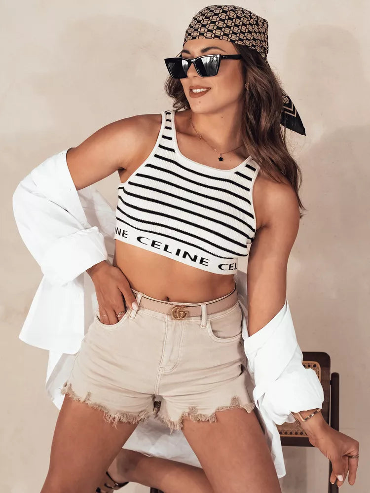 Sieviešu brūni džinsa šorti Sunylook