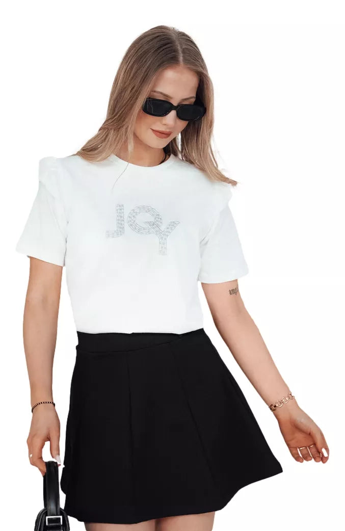 Sieviešu balts T-krekls Lyse