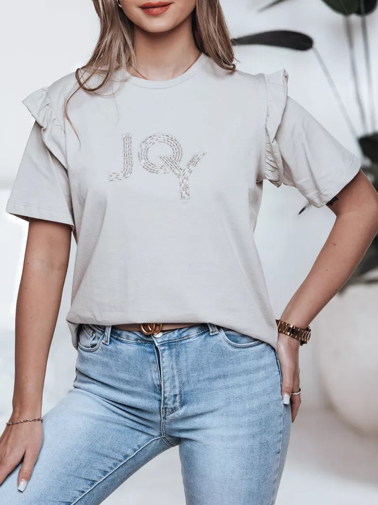 Sieviešu pelēks T-krekls Lyse