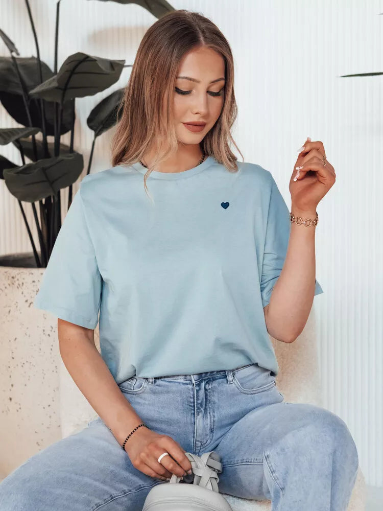 Sieviešu zils T-krekls Mila