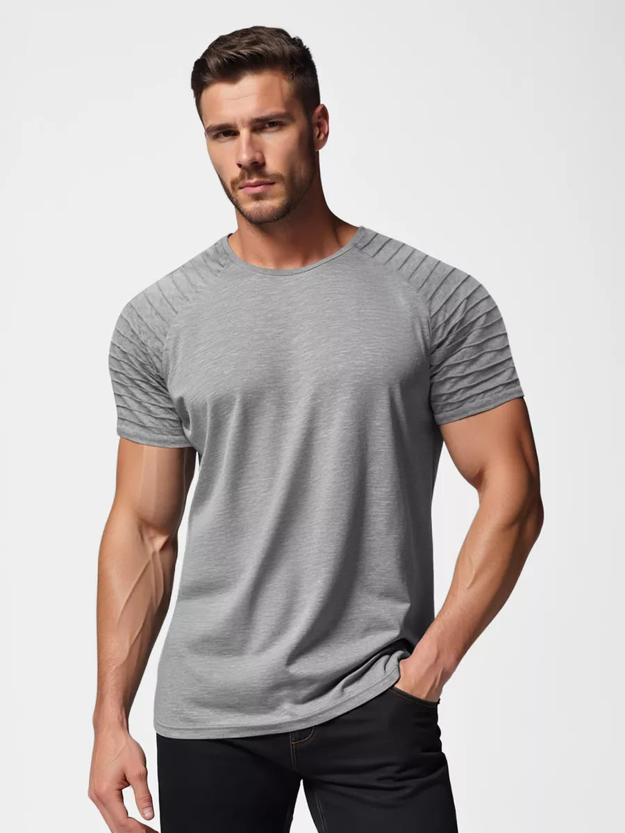 Vīriešu pelēks T-krekls Rezer