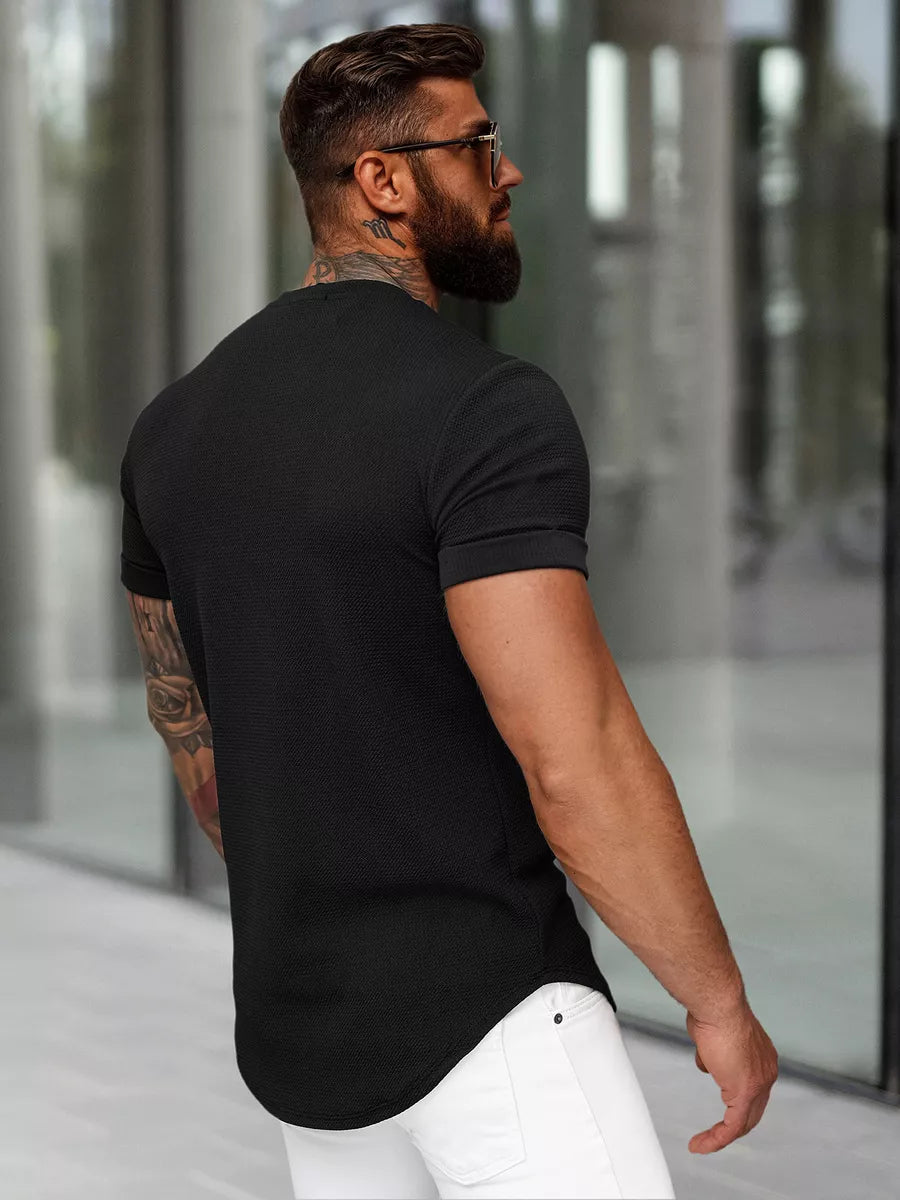 Vīriešu melns T-krekls Icon2