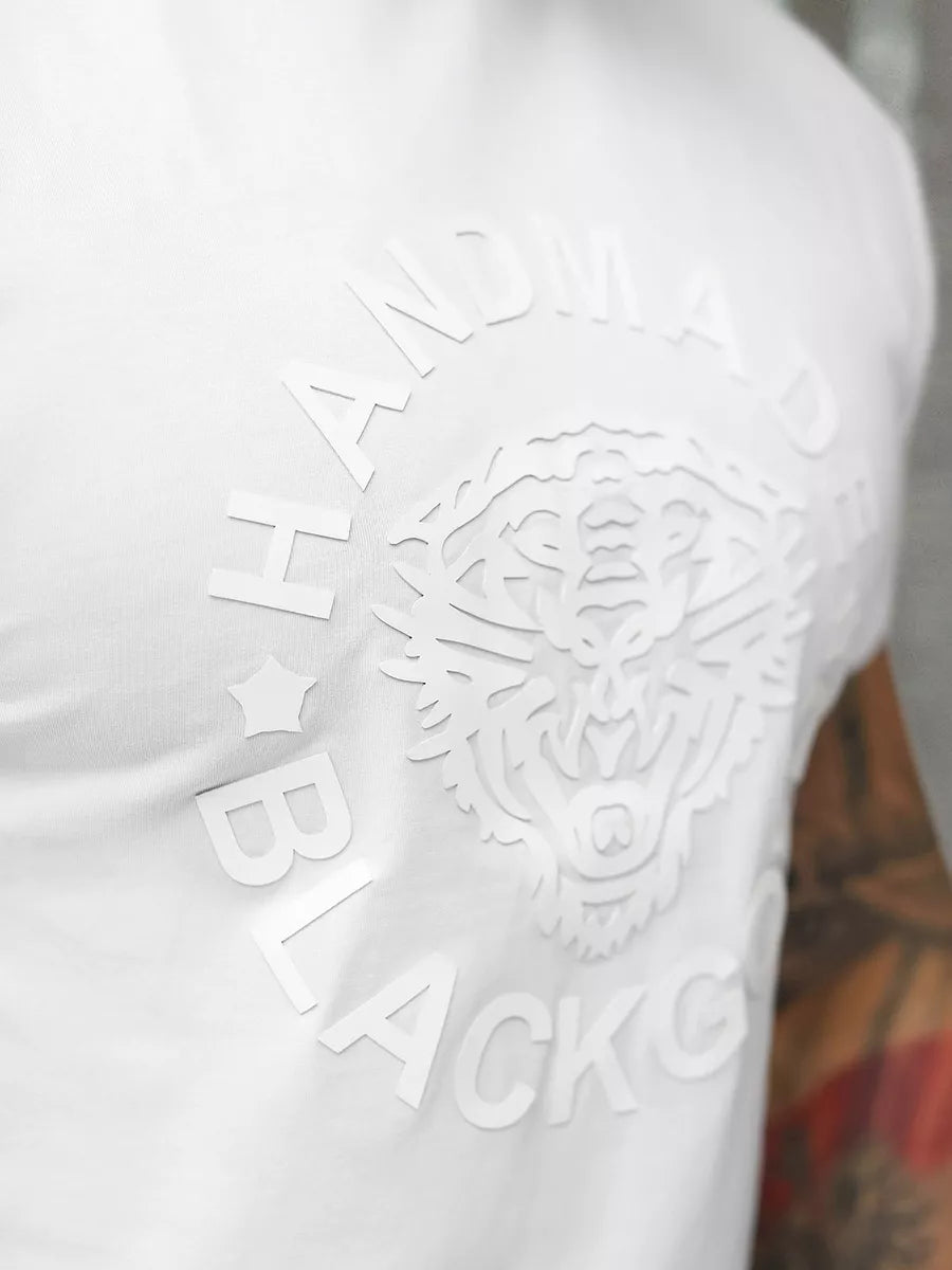 Vīriešu balts T-krekls Power