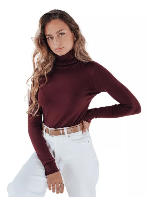 Sieviešu bordo krāsas džemperis Vanoria
