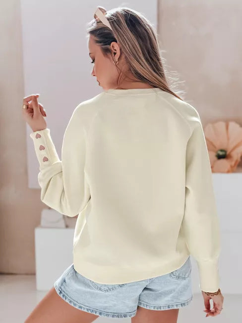 Sieviešu dzeltens džemperis Love