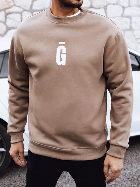 Vīriešu brūns džemperis Gala