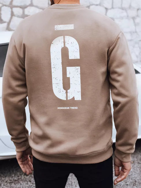 Vīriešu brūns džemperis Gala