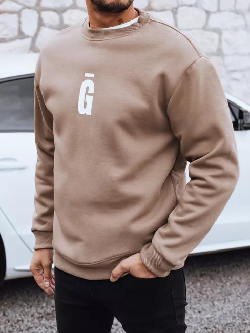 Vīriešu brūns džemperis Gala