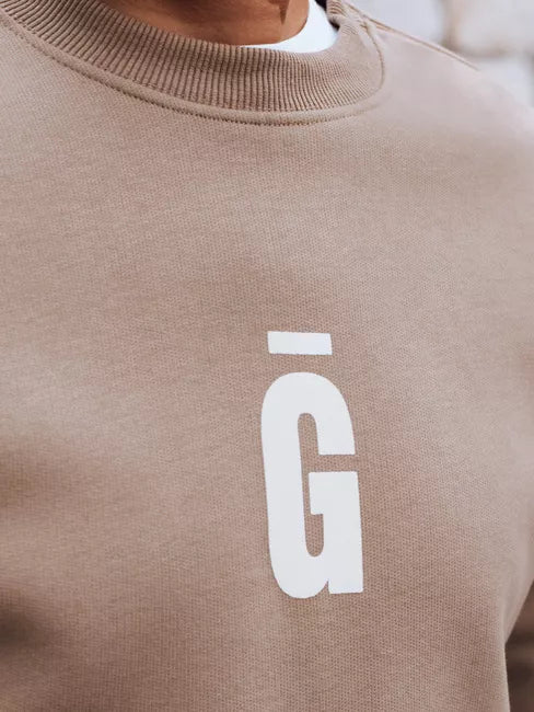 Vīriešu brūns džemperis Gala