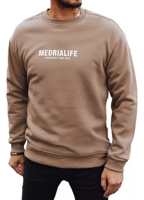 Vīriešu brūns džemperis Medrialife