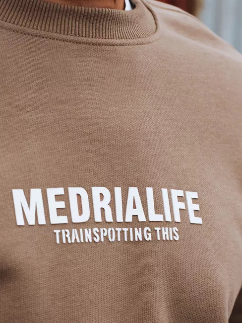 Vīriešu brūns džemperis Medrialife