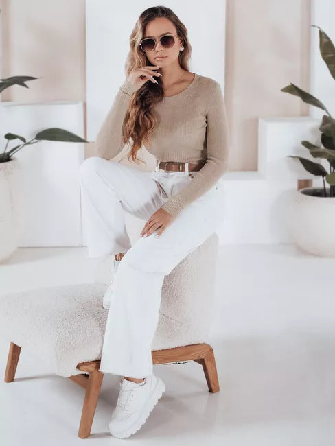 Sieviešu brūns džemperis Gino 